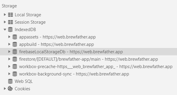 Firestore IndexedDb