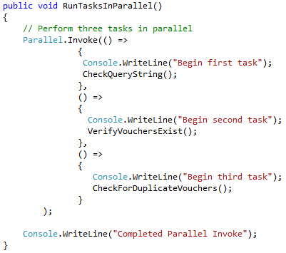 Parallel Invoke