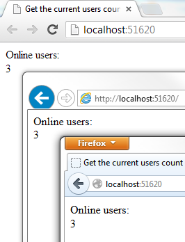 SignalR Cross Browser