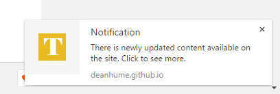 Notification Message