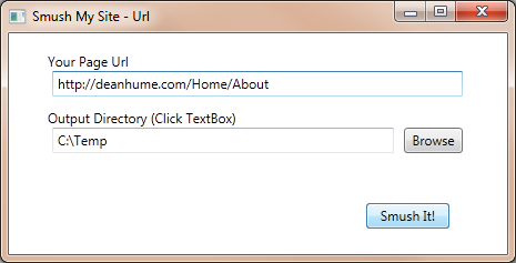 SmushMySite - Url