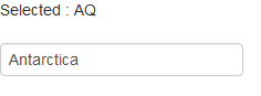 Twitter Bootstrap typeahead searchbox selected